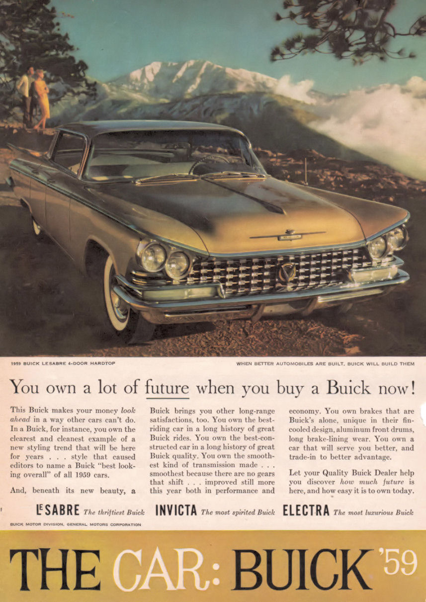 1959 Buick Auto Advertising